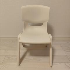 椅子　　ホワイト　　美品
