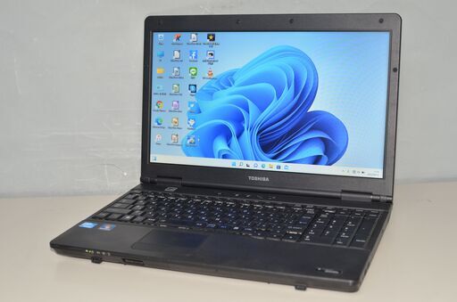 中古良品ノートパソコン 最新Windows11+office 東芝 B451/D Celeron/メモリ4GB/HDD500GB/15.6インチ/DVD/便利なソフト多数
