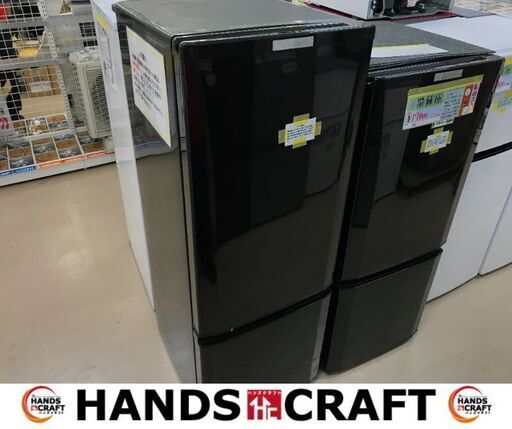 ✨三菱　中古　MR-P17C-B　冷蔵庫　168L　2017年製✨うるま市田場✨