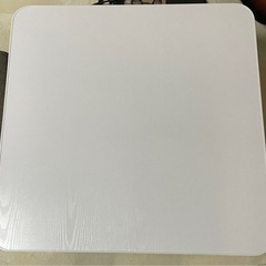 コタツテーブル ホワイト 正方形 70×70 天板リバーシブル