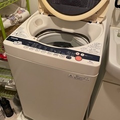 【9/28まで】東芝　洗濯機　6kg 
