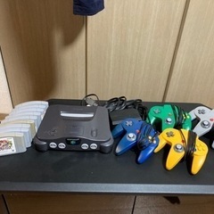 【お取引決定】Nintendo64 本体+コントローラー4個+カ...