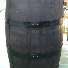 木製アンティーク樽カウンター　約55×28×88