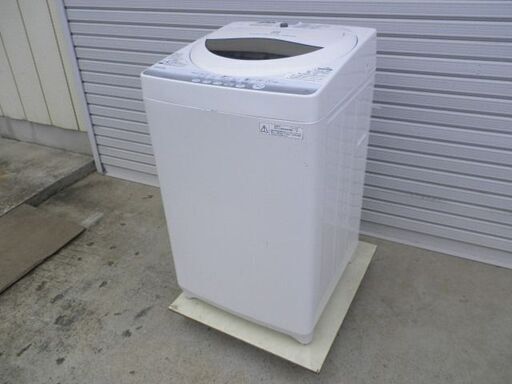 東芝 全自動洗濯機 ５㎏ ピュアホワイト AW-50GM ２０１４年 無料配送（弊社つくば市から２０キロまで