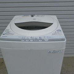 東芝 全自動洗濯機 5㎏ ピュアホワイト AW-50GM 2014年 無料配送
