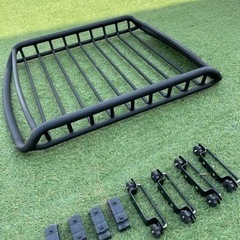 ルーフマウント カーゴラック アルミ製 マットブラック