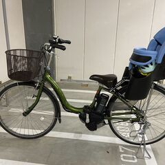 電動自転車 YAMAHA PAS （1歳から乗れるベビーシート付き）　