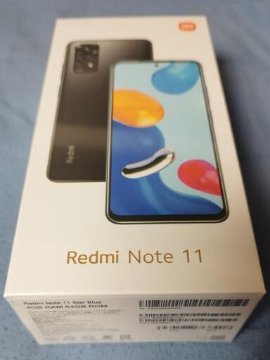 《値下げ》最新スマホRedmi Note11❨未使用品❩