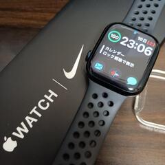 Apple Watch 7ナイキモデル 45mm GPS&セルラ...
