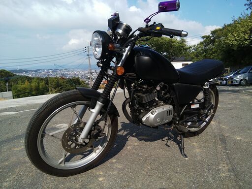 売約！スズキＧＳ125Ｅ！カスタム車両！ＳＵＺＵＫＩ！125cc！エンジン絶好調！バッテリー新品！整備済み！すぐ乗れる！