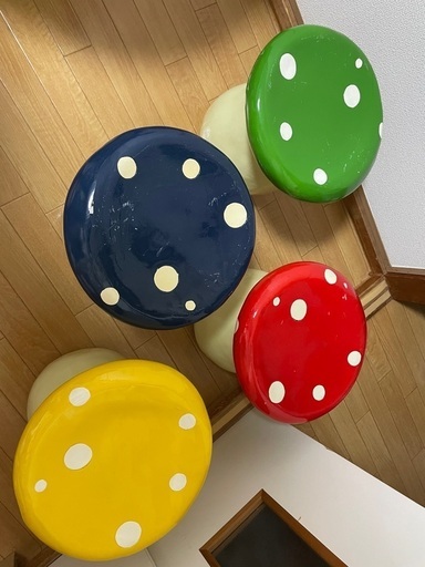 その他 キノコ 椅子 机