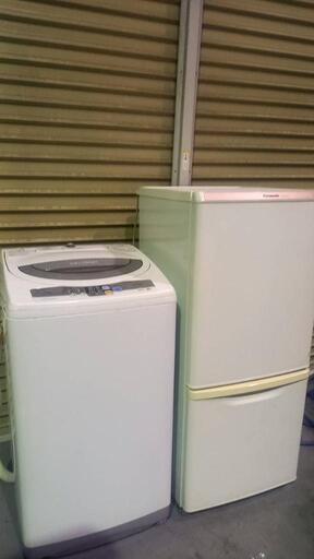 ⭐配達と設置無料です⭐♥️日立5キロ風乾燥機能付き洗濯機とPanasonic138リットル洗濯機です⭐♥️