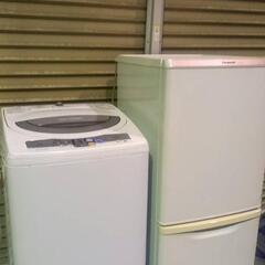 ⭐配達と設置無料です⭐♥️日立5キロ風乾燥機能付き洗濯機とPanasonic138リットル洗濯機です⭐♥️