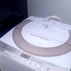 ⭐♥️配達と設置無料です⭐♥️MITSUBISHIノンフロン146リットル冷蔵庫とSHARP7キロ洗濯機です⭐♥️