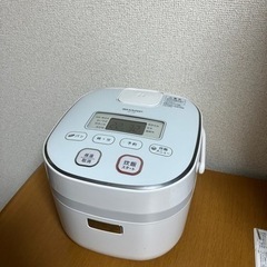 【最終値下げ】炊飯器　SHARP KS-C5K-W