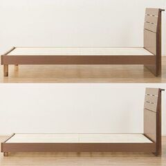 【値引歓迎】ダブルベッドマットレス+ベッドフレーム　ニトリ　兵庫区