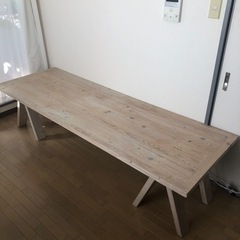 【ネット決済】木製 長テーブル（テレビ台）※テーブルのみ※