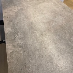 美品！セラミック天板ダイニングテーブル　グレー 大理石調