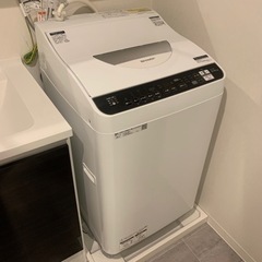 SHARP 乾燥機能付きタテ型洗濯機 ES-TX5EJ-W