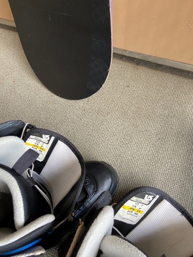 Burton スノーボード4点セット 板/靴/ビンディング/ケース Burton スノーボード4点セット 板/靴/ビンディング/ケース