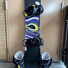 スノーボード4点セット Burton板、ビンディング、ブーツ、ボードケース Burton スノーボード4点セット 板/靴/ビンディング/ケース
