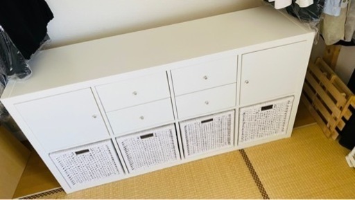 IKEA カラックス シェルフユニット インサート4個付き
