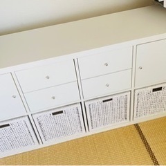 IKEA カラックス シェルフユニット インサート4個付き