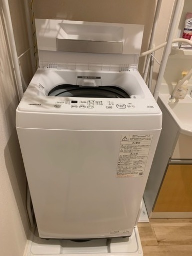 東芝　洗濯機　4.5kg 半年使用