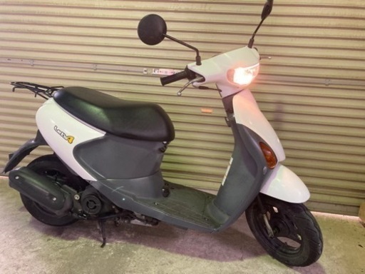 【売約済】実働 BT新品 バリ溝 スズキ CA45A レッツ4  4スト インジェクションバイク 原付 スクーター シルバー 売約済】実働 BT新品 バリ溝 スズキ CA45A レッツ4 4スト