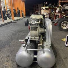ナカトミ エンジンコンプレッサー ECPOー163 タンク容量58L 5.5馬力