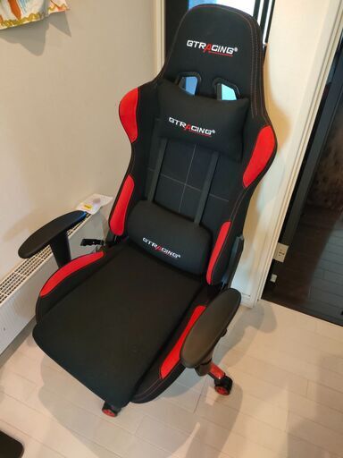 ゲーミングチェア GT　RACING　メッシュタイプ　使用歴少