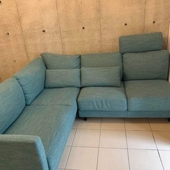 ニトリ　コーナーソファ　(CA10 DR-TBL)