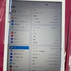極美品　iPad Air2  セルラーモデル　64GB SIMフリー
