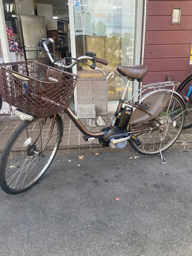 リサイクルショップどりーむ鹿大前店　No３１８　エコNo１４４０３H　電動アシスト自転車　チョコブラウンカラー　Panasonic　BE-ELD632T　 新品価格約12万円！！　乗り心地最上級( ﾟДﾟ)　乗り心地にびっくり！　嬉しい 男女兼用♡