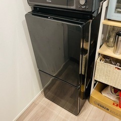 【ネット決済】冷蔵庫 110リットル ブラック 一人暮らし
