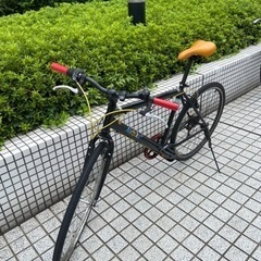 クロスバイク 前後のタイヤ交換済み