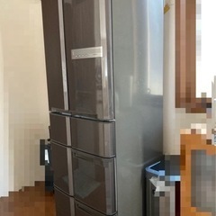 【引取り限定】三菱6ドアノンフロン冷蔵庫 MR-G42N-BR