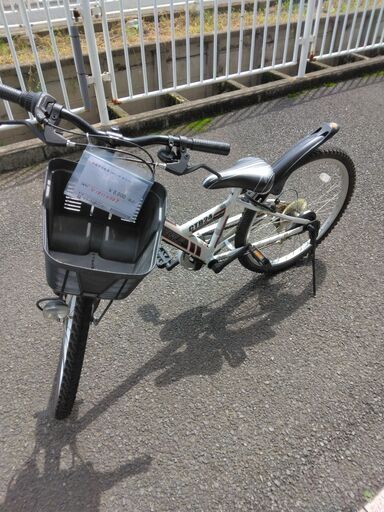 子供用自転車　24インチ　ホワイト　SJ533