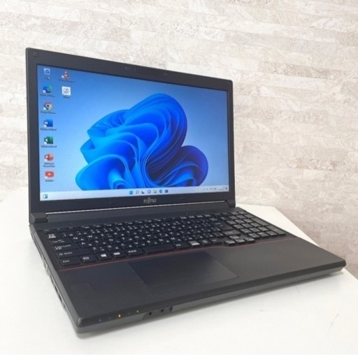 ★配送OK★ 富士通 ノートパソコン Windows11 メモリ＆SSD大容量 動作快適