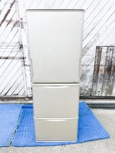 【大容量】2017年製SHARP3ドア どっちもドア 冷蔵庫SJ-W352C-N