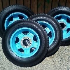 ジムニー　純正ホイール&スタッドレスタイヤ　4本セット　ヨコハマ　ジオランダーIT/S  185/85R16