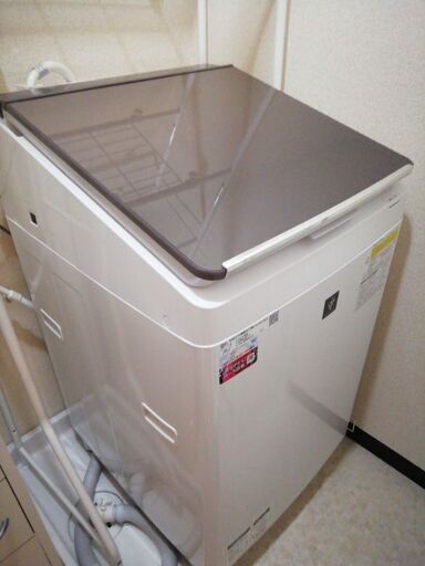 お取引先決まりました。お問い合わせありがとうございました。引越しのため　シャープ ES-PT10D-T 縦型洗濯乾燥機 ブラウン系(洗濯10kg、乾燥5.0kg)