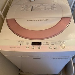 SHARP 洗濯機　2015年製