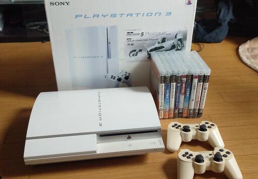 ps3本体とコントローラー２つセット！ cutacut.com