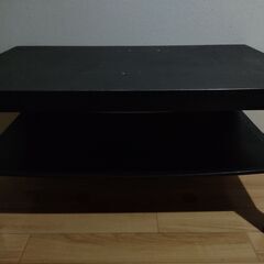 2段　ローテーブル　黒