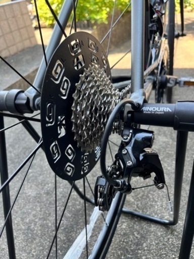 節約 使用回数3回，走行距離3㌔未満，カーボンフレームサイズ48cm 