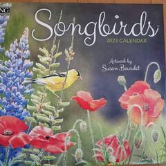 Songbirds 2023 Wall Calender   L...