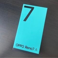 【未使用】OPPO Reno7 A ドリームブルー　スマホ本体