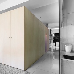 【子ども部屋】シナ合板による組立家具　デクス/ベッド/収納 + 書斎　w3110*d2550*h1750