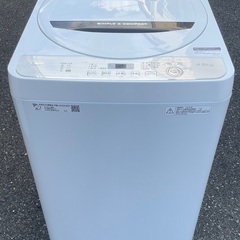 RKGSE-824】特価！シャープ/SHARP/4.5kg/全自動洗濯機/ES-GE4C-T/中古/2018